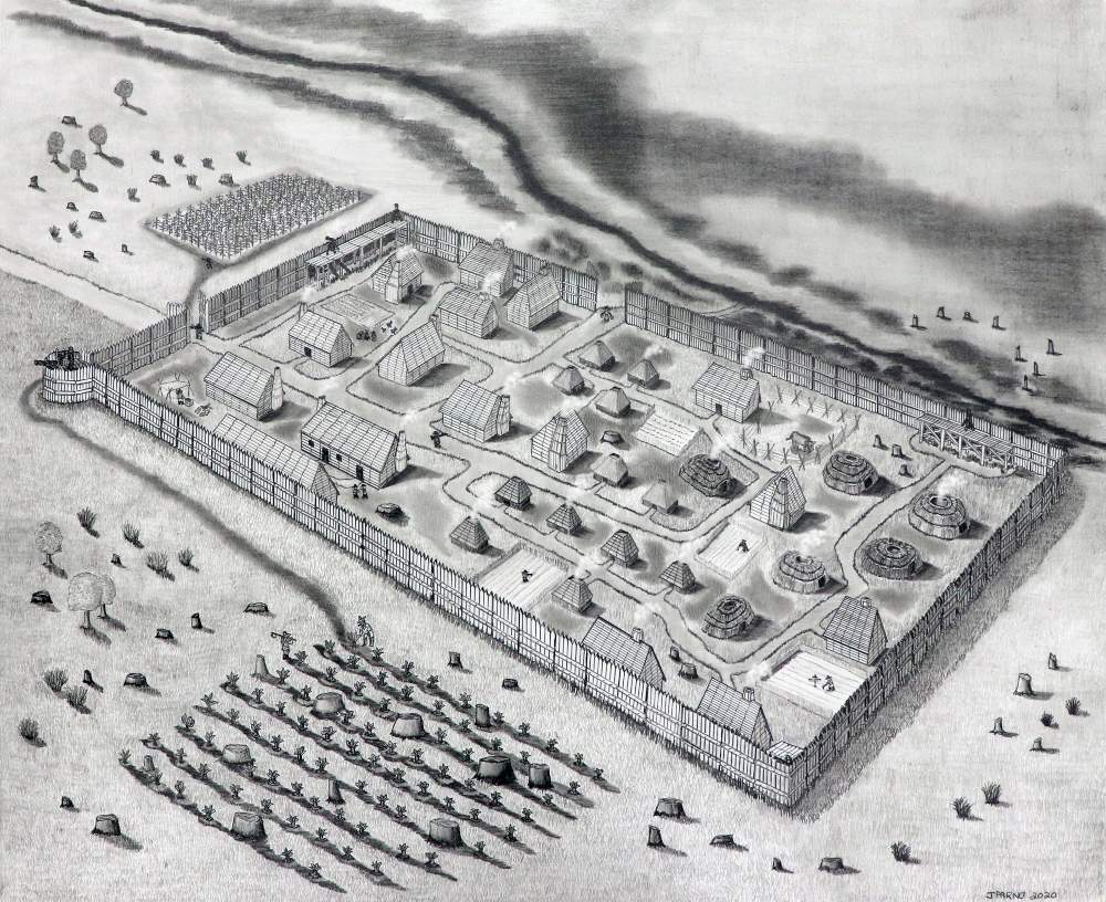 HSMC Archaeologist discovers location of 1634 St. Mary’s Fort